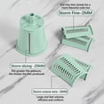 thumbnail image 2 of Grater, Vegetable Grater, Rotary Cheese Grater, Hand Crank, Cheese Shredder with 5 Interchangeable Blades Kitchen with Strong Suction Base for Fruit Vegetables Green, 2 of 6