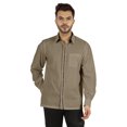 thumbnail image 1 of Bestman Solid Formal Shirt For Mens Button Down Shirt Front Patch Pocket Office Wear, 1 of 7