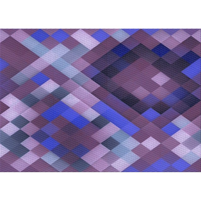 Ahgly Tapis Rectangulaire Lavable en Machine Intérieur Transitionnel Violet, 5 Pieds x 7 Pieds