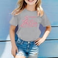thumbnail image 2 of FhsagQ le 7 Juillet T-Shirt Décontracté pour Enfants à Imprimé, Col Rond, Manches Courtes, T-Shirt pour Tout-Petites Filles Printemps le 7 Juillet T-Shirts 2T Pâques T-Shirt d'Été pour Tout-Petite Fille Gris 12-13 Ans, 2 of 4