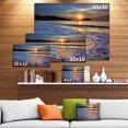 thumbnail image 3 of Bord de Mer Calme avec des Vagues Bleues - Toile de Bord de Mer Art Imprimer, 3 of 4
