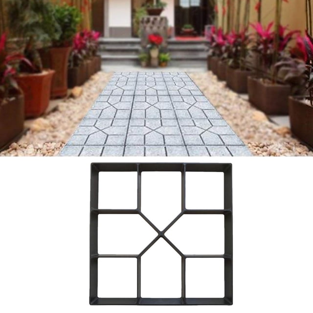 Agiferg Path Maker Mold Reusable Concrete Cement Stone Design Paver Walk Mould