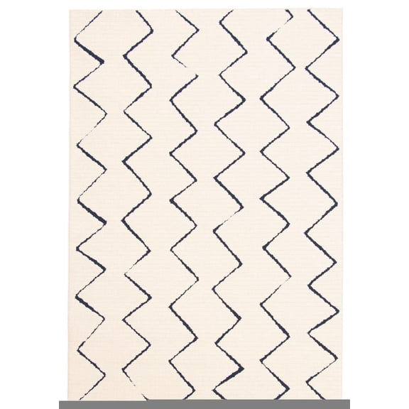 Tapis Intérieur/Extérieur pour Balcon, Patio et Jardin ECARPET Raya Bleu