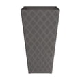thumbnail image 4 of TierraVerde Avondale Lattice Planter Charcoal 24" H, 4 of 6