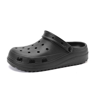 Cyiecw Gardener Platform Clogs Beach Sandals Slippers for Women Slip on Garden Shoes