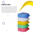 thumbnail image 4 of tredstone 2 Pieces Denture Storage Box Replacement Odorless Protective Dustproof Tear-resistant Organizing Draining Case Accessories Yellow, 4 of 9