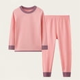 thumbnail image 2 of Jalioing Pyjama pour Enfants 2 Pcs T-Shirt à Col Ras du Cou et Pantalon Ensemble de Pyjama Garçons Filles Confortable Pyjama à Manches Longues, 2 of 3