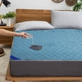 thumbnail image 4 of Bed Sheet Danhjin Water Proof Mattress Protector Quilted Fitted Dusting Proof Mattress Pad Cover for Sleep Soft and Breathable Bed Mattress Cover Home Decor, 4 of 6