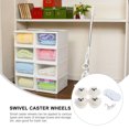 thumbnail image 4 of 4 pcs Swivel Caster Wheels Adhesive Caster Wheels Mini Caster Wheels Small Appliance Caster Wheels, 4 of 8