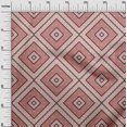 thumbnail image 2 of oneOone Silk Tabby Fabric Diamond|Triangle & Check Geometric Decor Fabric Printed BTY 42 Inches Wide, 2 of 4