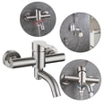 thumbnail image 3 of Shower Mixer Faucet Install Range Tub Faucet Single 13-17cm range 13cm 17cm Surface Brushed Bathroom System, 3 of 9