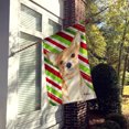 thumbnail image 2 of Carolines Treasures RDR3010CHF Drapeau de Noël Chihuahua à Rayures Bonbons en Toile Taille Maison, 2 of 4