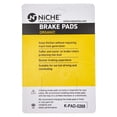 thumbnail image 4 of Niche Complete Organic Brake Pad Set for KTM 690 Enduro Motorcycle MK1002630, 4 of 8