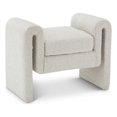 thumbnail image 1 of Meridian Furniture Stylus Banc en Tissu Crème, 1 of 7