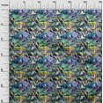 thumbnail image 3 of Tissu Polyester Pandexme Bleu Moyen Matériau de Couture Rétractable Imprimé Tissu par Yard 56 Pouces de Large, 3 of 4