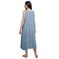 thumbnail image 3 of Moomaya Robe de Nuit d'Allaitement à Col Rond Imprimée pour Femmes en Coton, 3 of 5