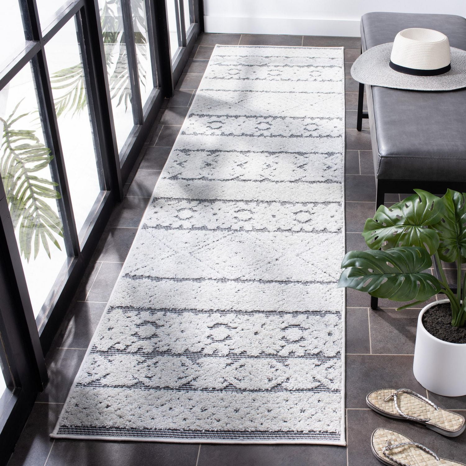 SAFAVIEH Cabana Allycia Tapis Intérieur/Extérieur Géométrique
