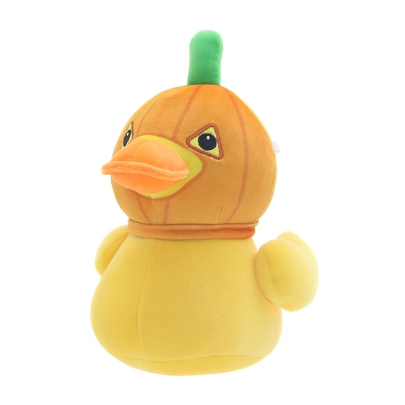 Canard en peluche Quackerz Citrouille (19 cm) pour Halloween, Façon de célébrer