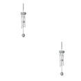 thumbnail image 2 of mmirethe Multiple Styles And Colors Wind Chimes For Wide Application Unique Style Wind Chime Pendant gray锛坮oundwood锛?2Set, 2 of 6