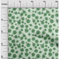 thumbnail image 2 of oneOone Cotton Poplin Green Fabric Florals Craft Projects Decor Fabric Printed By The Yard 56 Inch Wide, 2 of 4