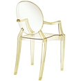 thumbnail image 4 of Modway Casper 18.5" Modern Plastic Dining Armchair, Yellow Finish, 4 of 5
