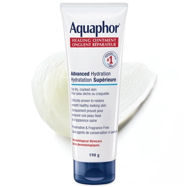 Aquaphor Healing Ointment, Multipurpose Ointment for Dry, Cracked Skin, 198g Tube