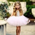 thumbnail image 2 of NIEWTR Robe Pailletée de Princesse pour Tout-Petit, Robe Tutu de Bébé Fille pour Concours, Mariage, Fête d'Anniversaire (Rose, 5-6 Ans), 2 of 7