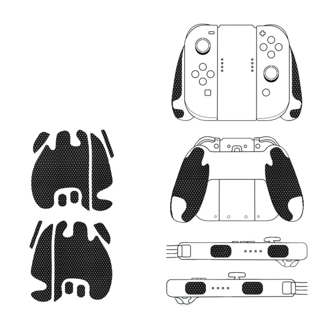 Game Controller Grips Tape for Xbox Series X/S/PS4/PS5/Switch PRO/Joy-Cons Gamepad, Anti-Slip Sweat-Absorbent Easy to Apply