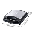 thumbnail image 3 of Wzzjkit Convenient Donut Donut Machine Sandwich Home Breakfast Cake Baking Pan Double Heating Bread, 3 of 7