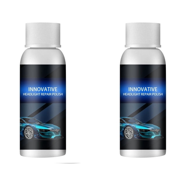 Iumwxz Car Headlight Repair Fluid Car Lamp Crystal Plating Refurbishment Repair Agent Tool Car Headlight Coating Refurbishment Repair Agent 20ml home tool blue Plastic Rollbacks on Essentials