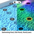 thumbnail image 4 of Solar Floating Pool Light Flower Shape Submersible Lamp RGB LED with Remote Control for Garden Pond Decoration 3.22x1.41in, 4 of 7