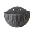 thumbnail image 1 of Flower Pot Exquisite Wall-mounted Plastic Wall Hanging Basket Flowerpot for Garden, 1 of 8
