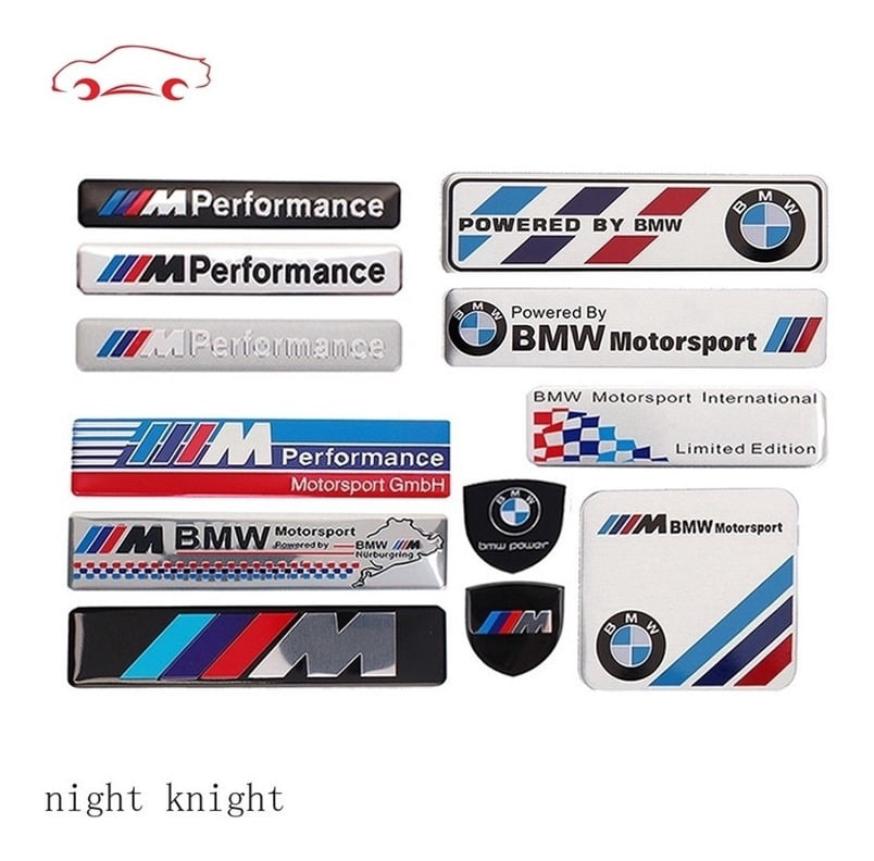 Plaque d'Immatriculation en Métal avec Plaque Nominative pour BMW