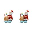 thumbnail image 1 of Ruiboury Party Decor Essential Christmas Foil Balloons With Exquisite Patterns Balloon Christmas Suitable For Any Places multicolor Gift Box Santa Claus 2Set, 1 of 6