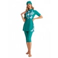 thumbnail image 4 of KXCFCYS Modest Short Sleeve Muslim Swimsuit Burkini Islamic Swimwear Hijab for Women, 4 of 7