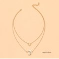 thumbnail image 4 of Latrodar Collier Feuille Ajourée Simple Personnalisé, Perles Rondes à Plusieurs Couches, Pendentif en Strass, Cadeaux de la Fête du Canada pour l'Appréciation des Enseignants, 4 of 4