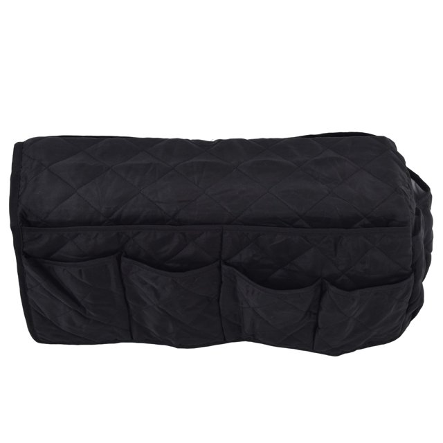 Couch Support à Distance, Rétro Mode Canapé Organisateurs d'Accoudoirs Exécution Fine Simple Poche Confortable Conception Étanche à la Poussière pour Téléphone Portable Café, Noir, Gris