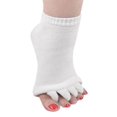 thumbnail image 2 of Yoga Socks Gym Sport Massage Five Toe Separator Foot Alignment Socks Pain Relief, 2 of 2