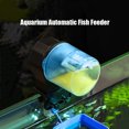 thumbnail image 2 of Aquarium Automatic Fish Feeder Fish Tank Timer Feeder Electric Adjustable Fish Food Dispenser Manual/ Automatic Feeding, 2 of 8