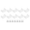 thumbnail image 1 of Unique Bargains LED Strip Light Clips, 40 Pack Mounting Bracket Fixing Clip Plastic Clamp for 18mm-20mm Light Cable Translucent, 1 of 6