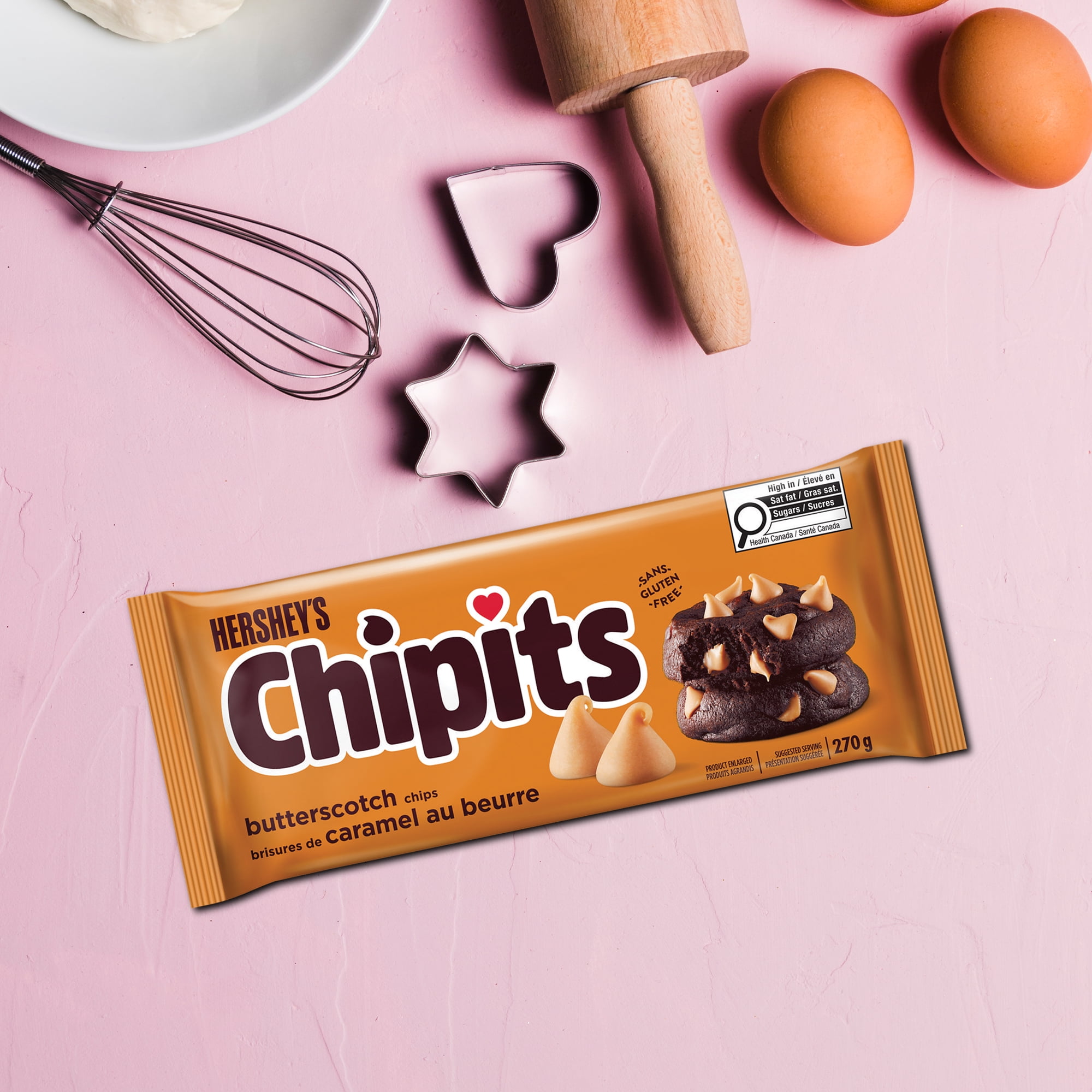Brisures de crème blanche HERSHEY'S CHIPITS, 200 g