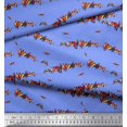 thumbnail image 2 of Soimoi Velvet Fabric Colorful Bird Decor Fabric Printed Yard 58 Inch Wide, 2 of 3