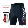 thumbnail image 3 of Becaristey Bike Shorts Breathable Trousers Three Pockets Professional Summer Clothes type1 3XL, 3 of 6