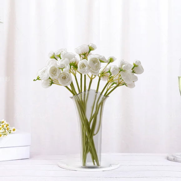 Chmadoxn Décoration pour la Maison, Décoration de Chambre, Décoration Murale Vase en Plastique Imitation Émaillé Arrangement Floral pour Salon Décoration d'Armoire Décoration de Fleurs Séchées Pot de Fleurs Ustensile pour Fleurs Vase en Plastique