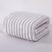 CQCYD Velvet Towel, Bath Towel Set, Thickened Absorbent Coral Fleece Beach Towel, Large Soft Bath Towels for Adults, Quick Dry Towel for Gym Spa Pool, Home Hotel Bathroom Essentials