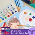 thumbnail image 4 of Langgg Ensemble de Peinture 30 Pcs avec 24 Couleurs, 4 of 9