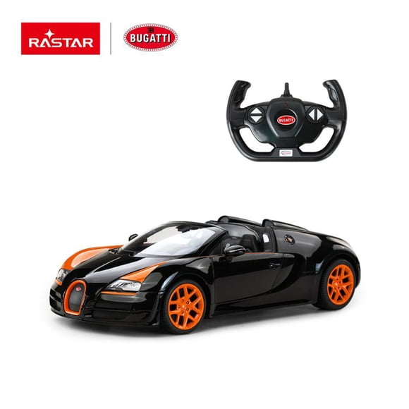 RC Car 1/4 Officially Licensed Scale Bugatti Veyron 16.4 Grand Sport Vitesse Orange