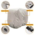 thumbnail image 2 of destyer Golf Cart Cover Waterproof Zipper Buggy Sun Protector Rain Cover Khaki, 2 of 9