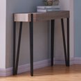 thumbnail image 1 of Faux Oak/Metal Accent Table, 1 of 5