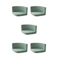thumbnail image 1 of kurtrusly Trilateral Chair Covers Wide Application And Strong Elastic Chair Protection Made Easy Polyester Cover Chairs Decoration green 5Set, 1 of 6